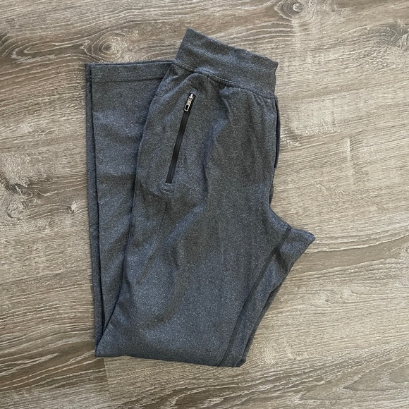 Lululemon Mens Gray Athletic Pants Straight Leg Zip Pocket Performance Sz S - Picture 3 of 7